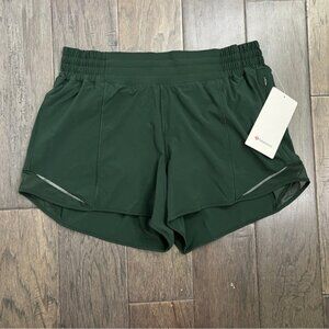 Lululemon NWT Hotty Hot High-Rise Lined Short 2.5" Legacy Green